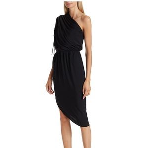 NWT Halston Bev One-Shoulder Dress